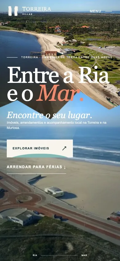 Torreira Villas — mobile view